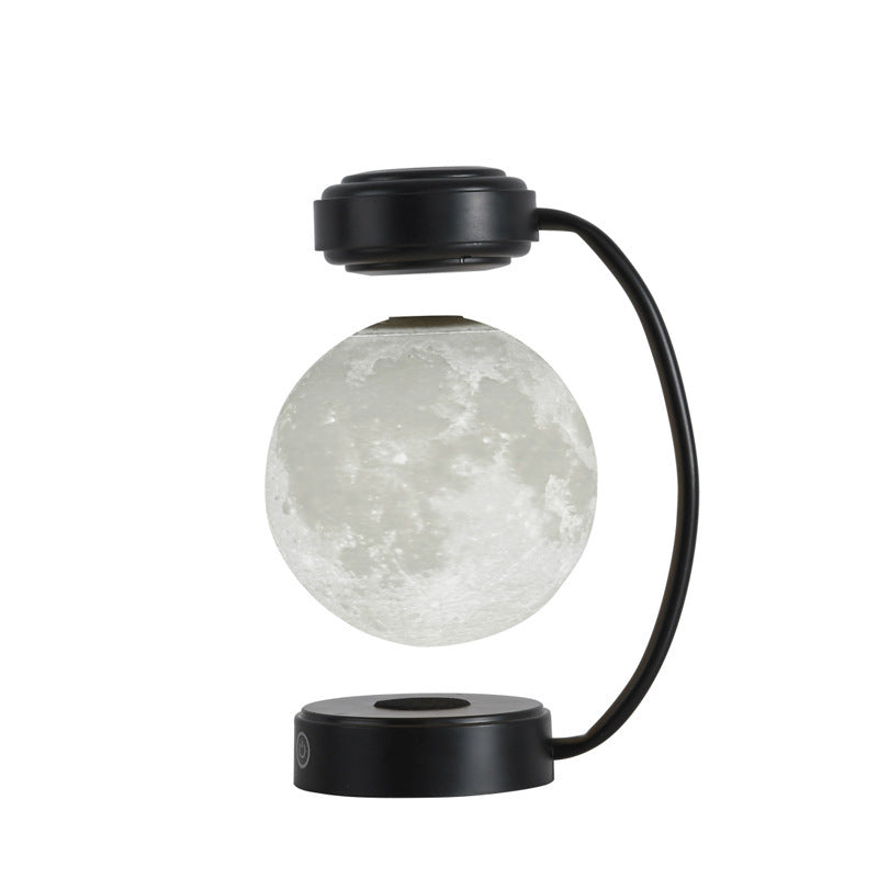 3D LED Moon Night Light Wireless Magnetic Levitating Rotating Floating Ball Lamp