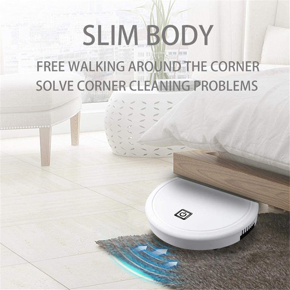 -1 Robot Vacuum Cleaner 1800Pa Multifunctional Smart Floor Cleaner USB Rechargeable Dry Wet Sweeping Vacuum Cleaner