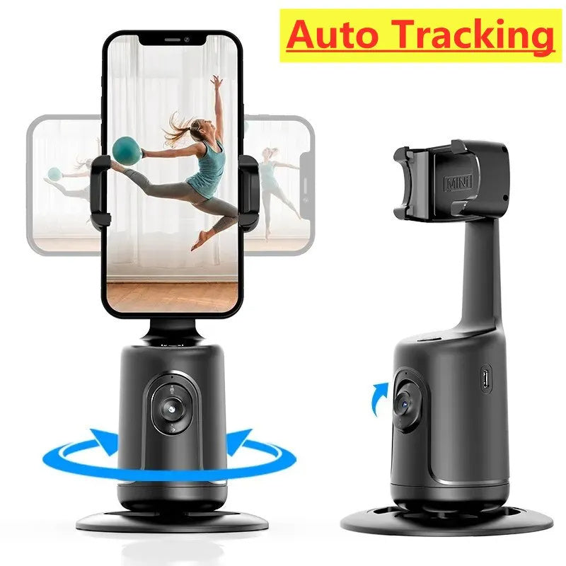 360 Auto Face Tracking Gimbal AI Smart Gimbal Face Tracking Auto Phone Holder